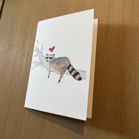 Raccoon Love Enclosure Card