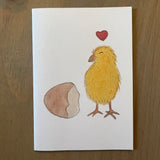 Floofy Chick Love Enclosure Card