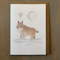 Bobcat Love Enclosure Card