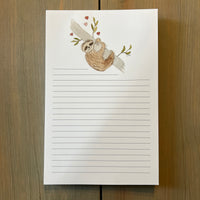 Sloth Love Notepad