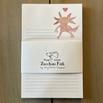 Axolotl Love Notepad