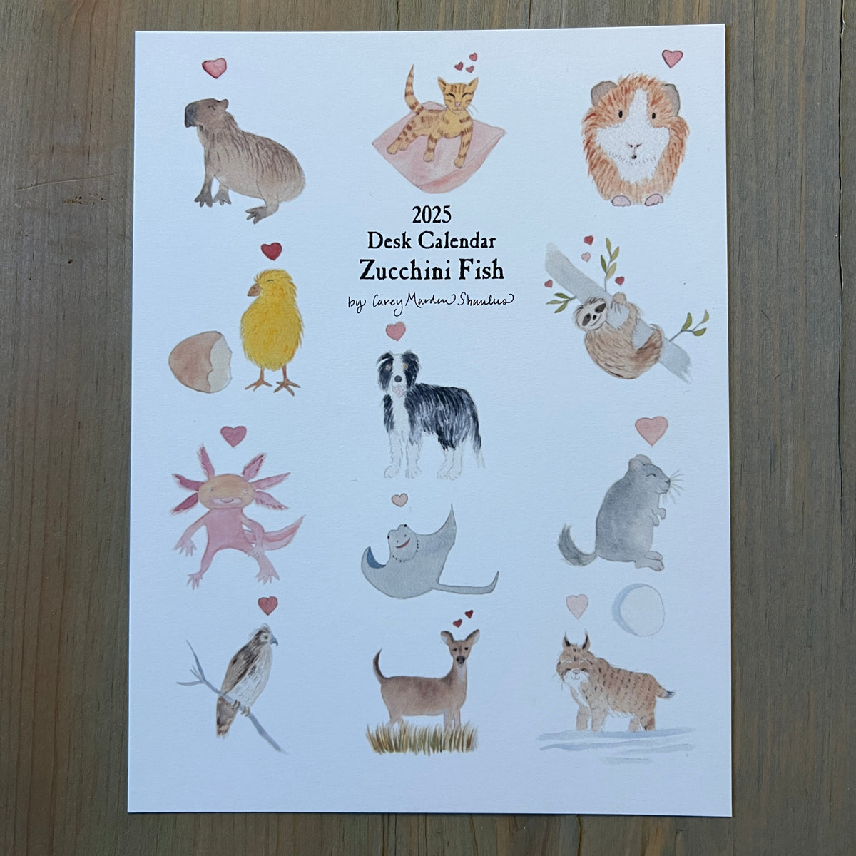 11 X 14 Poster Calendar 2025 