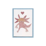 Axolotl Love Enclosure Card