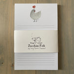 Aurucana Chicken Love Notepad
