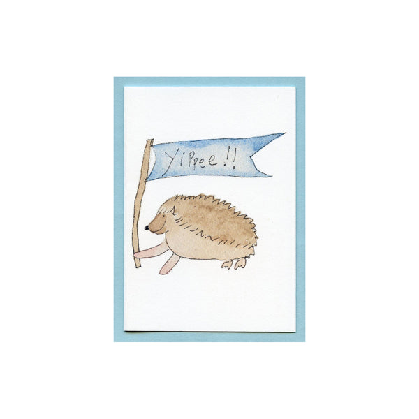 Yippee Hedgehog Enclosure Card