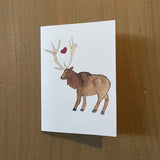 Elk Love Enclosure Card
