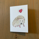 Hedgehog Love Enclosure Card