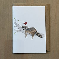 Raccoon Love Enclosure Card
