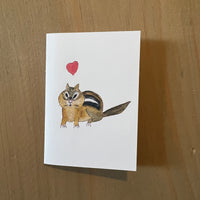 Chipmunk Love Enclosure Card