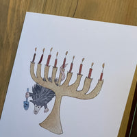 Possum Hanukkah Blank Card