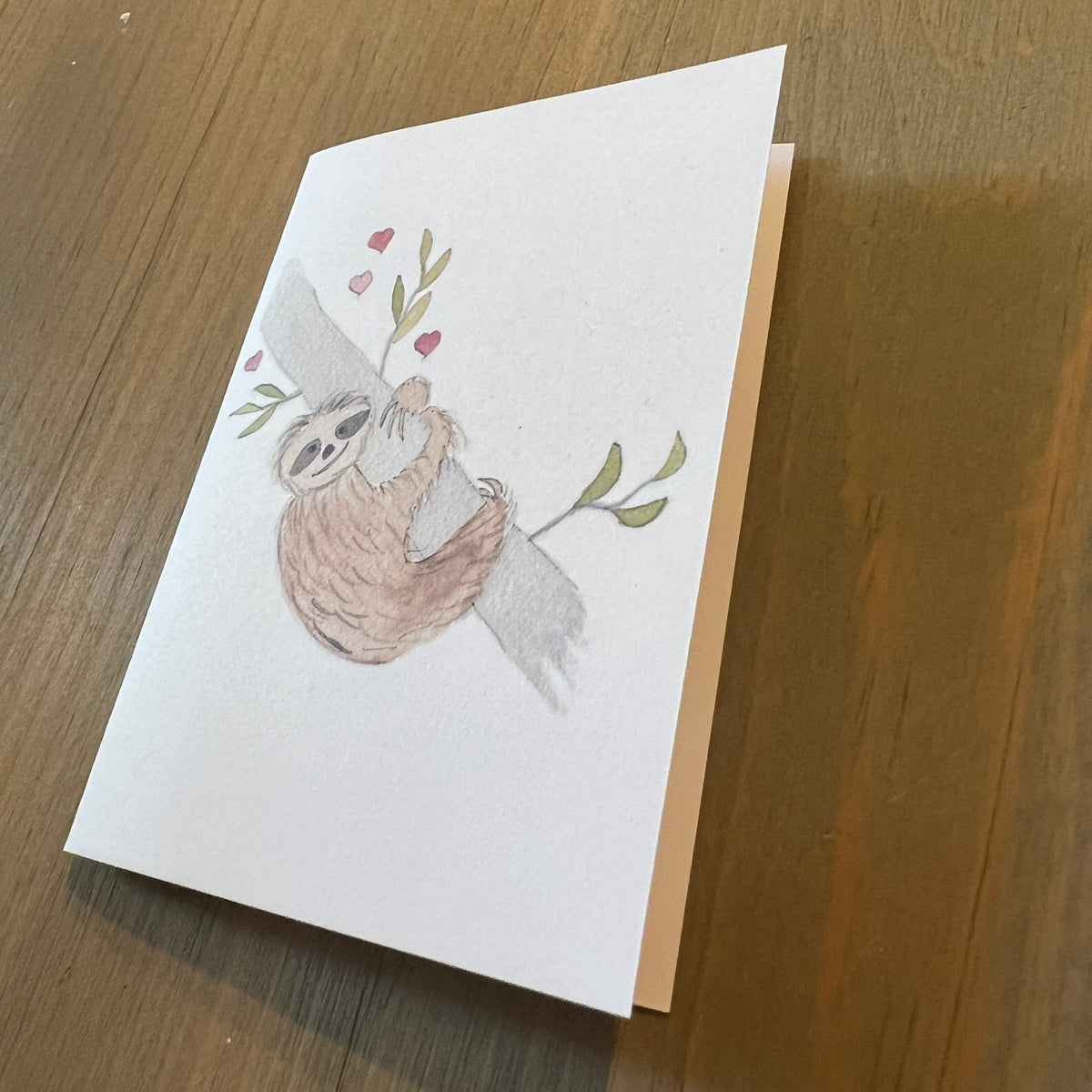 Sloth Love Enclosure Card – Zucchini Fish