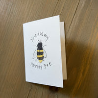 You are my honey Bee Enclosure Card