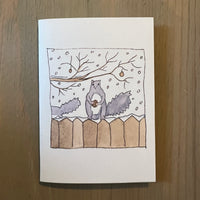 Snow Day Squirrel Enclosure Card