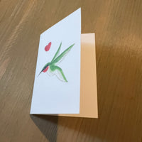 Humming Bird Love Enclosure Card