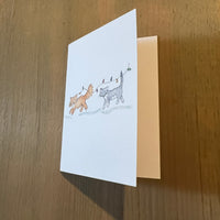 Christmas Cats Enclosure Card