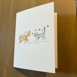 Christmas Cats Enclosure Card