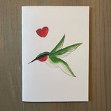 Humming Bird Love Enclosure Card