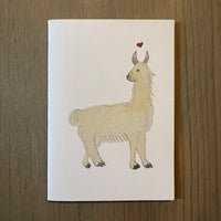 Llama Love Enclosure Card