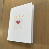 Sending Love Blank Card