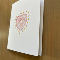 Heart in Heart Blank Card