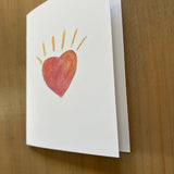 Bright Heart Blank Card