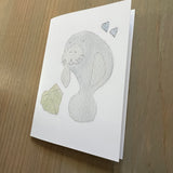 Manatee Love Enclosure Card