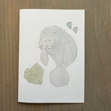 Manatee Love Enclosure Card