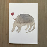 Armadillo Love Enclosure Card