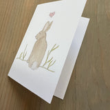 New England Cotton Tail Love Enclosure Card