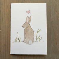 New England Cotton Tail Love Enclosure Card