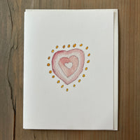 Heart in Heart Blank Card