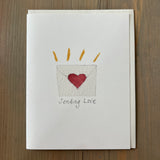 Sending Love Blank Card