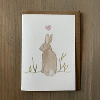 New England Cotton Tail Love Enclosure Card