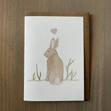 New England Cotton Tail Love Enclosure Card