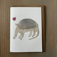 Armadillo Love Enclosure Card