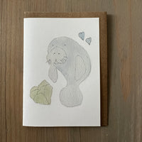 Manatee Love Enclosure Card