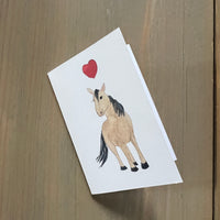 Love Horse Enclosure Card