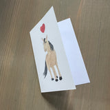 Love Horse Enclosure Card