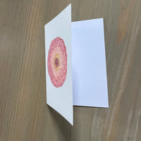 Sweet Pink Zinnia Enclosure Card