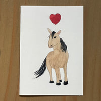 Love Horse Enclosure Card