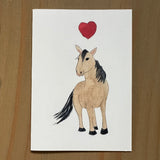 Love Horse Enclosure Card