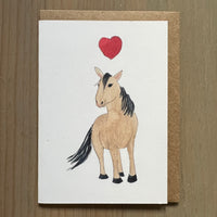 Love Horse Enclosure Card