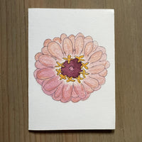 Blush Zinnia Enclosure Card