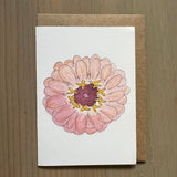 Blush Zinnia Enclosure Card