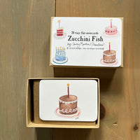 Birthday Cake Tiny Flat Notes