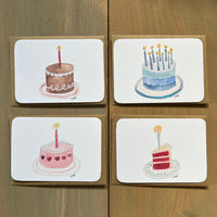 Birthday Cake Tiny Flat Notes