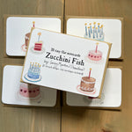 Birthday Cake Tiny Flat Notes