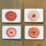 Zinnia Tiny Flat Notes