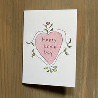 Happy Love Day Enclosure Card