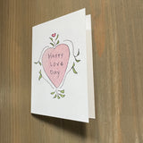 Happy Love Day Enclosure Card